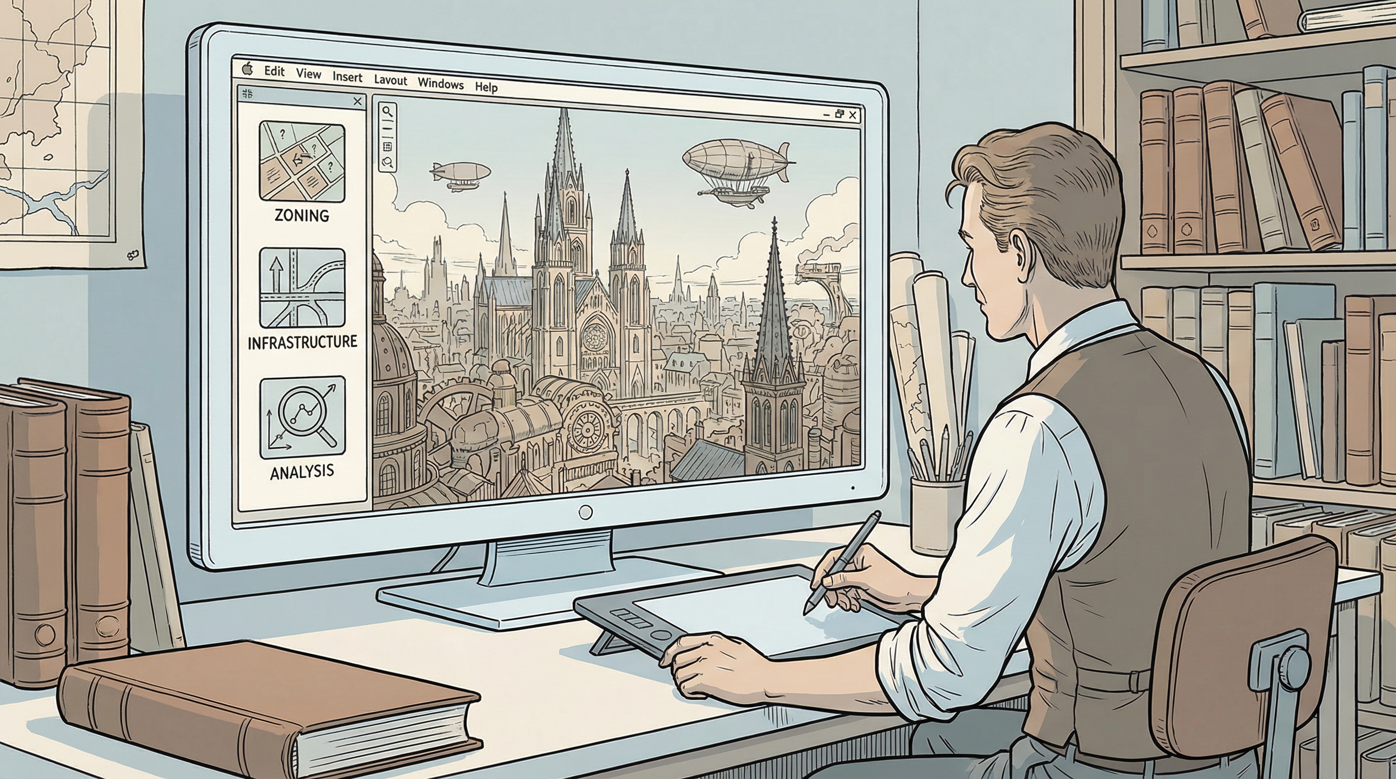 Essential GIS operations that support urban planning decision-making workflows